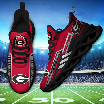 Georgia Bulldogs Max Soul Shoes Sneakers For Men And Women