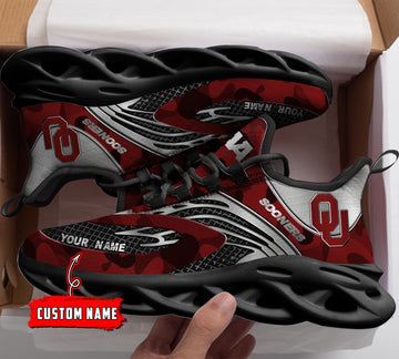 Oklahoma Sooners Max Soul Shoes Sneakers For Men And Women