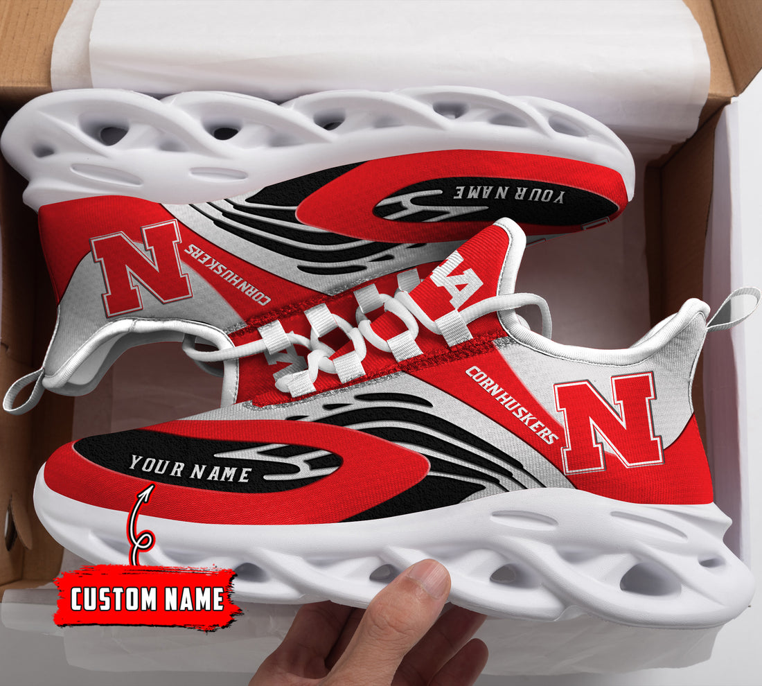 Nebraska Cornhuskers Max Soul Shoes Sneakers For Men And Women