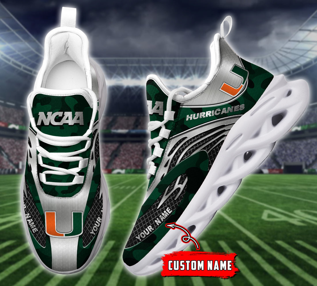 Miami Hurricanes Max Soul Shoes Sneakers For Men And Women