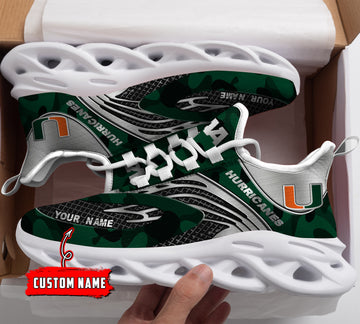 Miami Hurricanes Max Soul Shoes Sneakers For Men And Women
