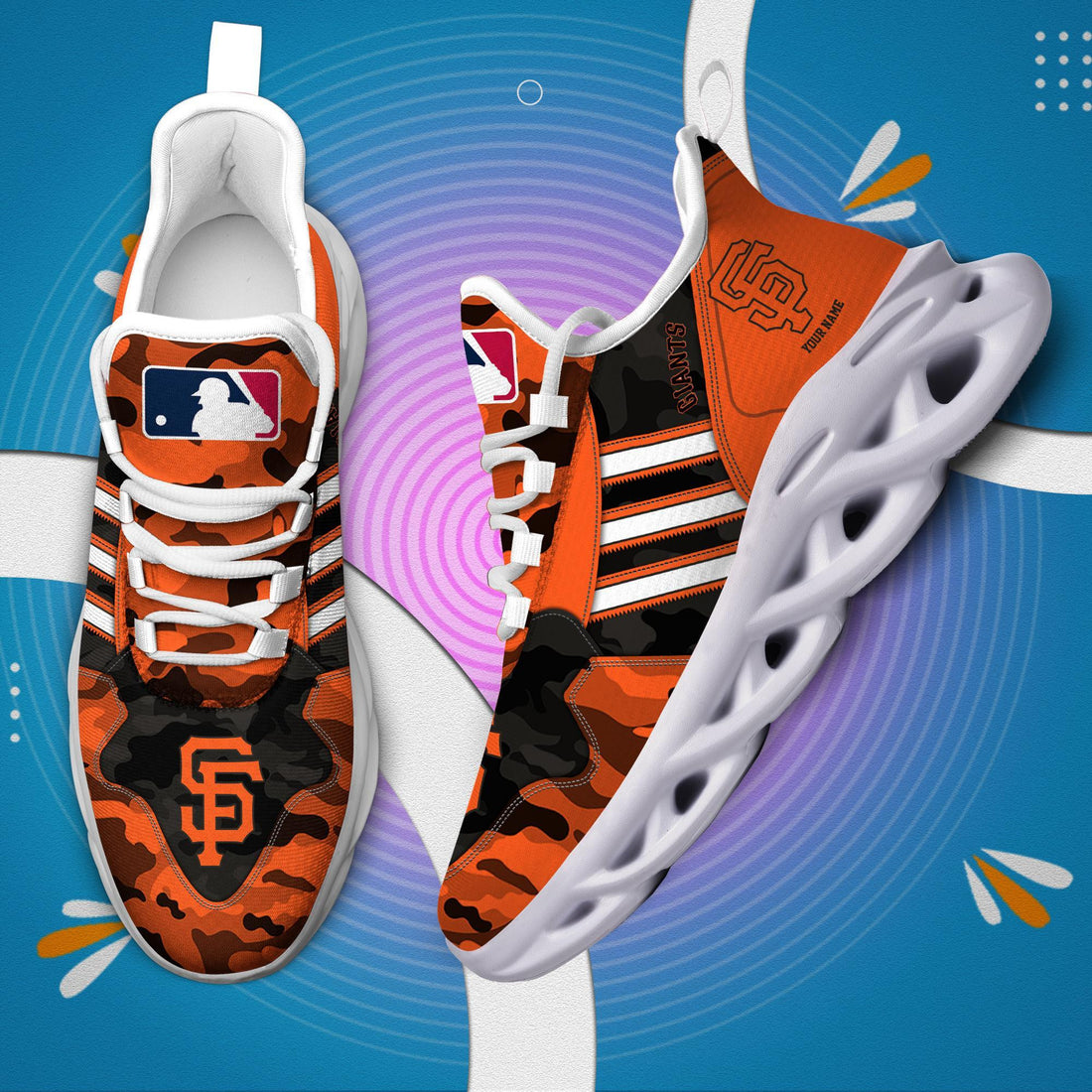 San Francisco Giants Max Soul Shoes Sneakers For Men And Women