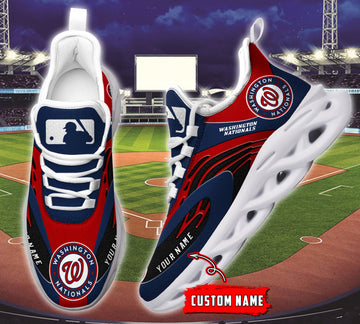 Washington Nationals Max Soul Shoes Sneakers For Men And Women