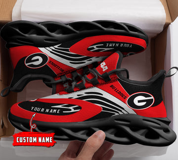 Georgia Bulldogs Max Soul Shoes Sneakers For Men And Women