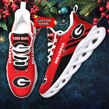 Georgia Bulldogs Max Soul Shoes Sneakers For Men And Women