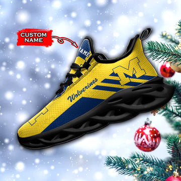 Michigan Wolverines Max Soul Shoes Sneakers For Men And Women
