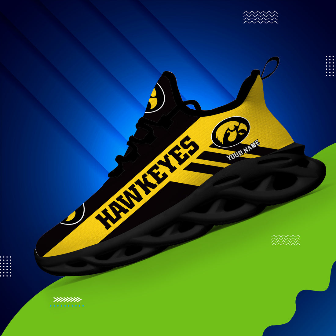Iowa Hawkeyes Max Soul Shoes Sneakers For Men And Women