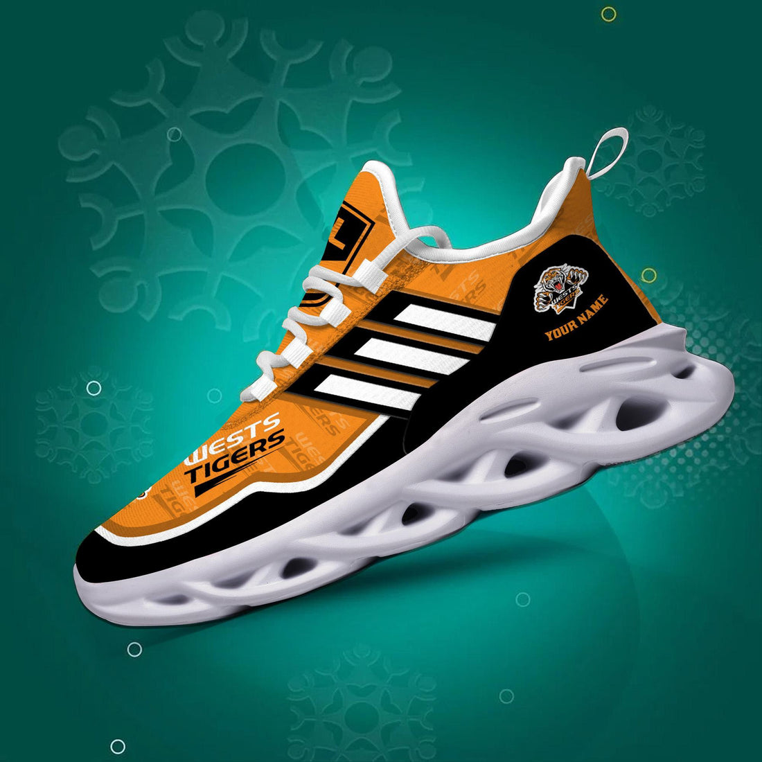 Wests Tigers NRL Max Soul Shoes Sneakers For Men And Women