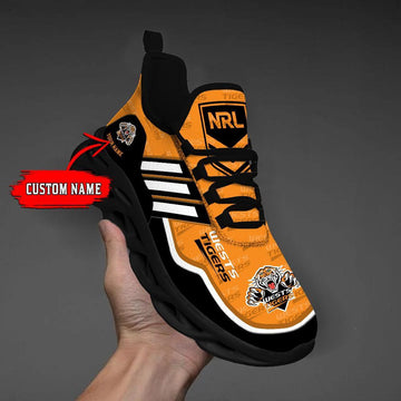 Wests Tigers NRL Max Soul Shoes Sneakers For Men And Women