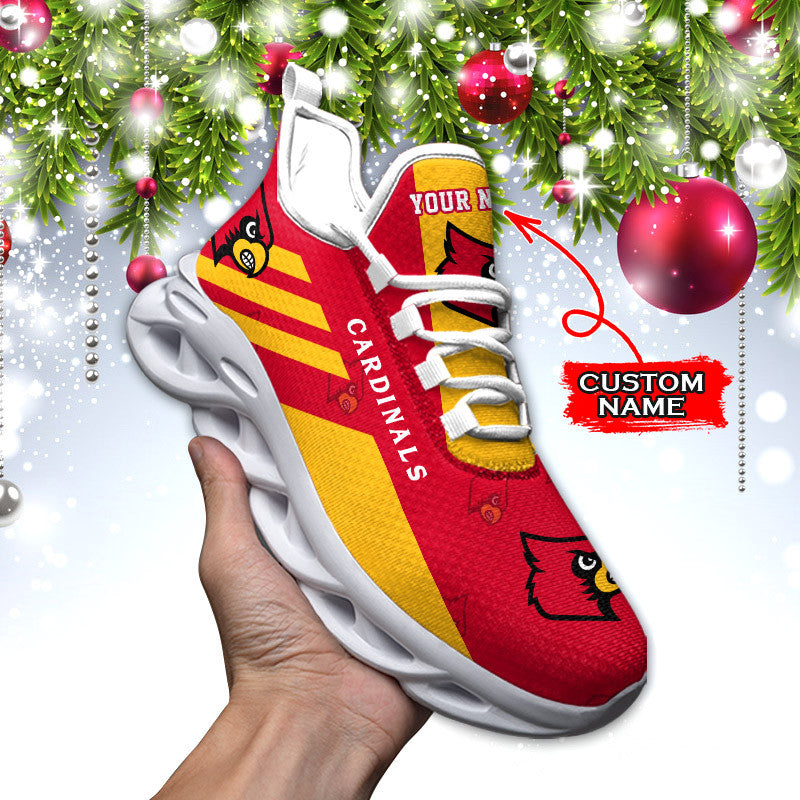 Louisville Cardinals Max Soul Shoes Sneakers For Men And Women
