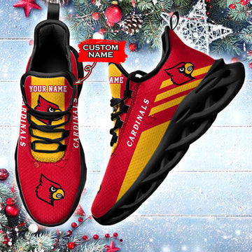 Louisville Cardinals Max Soul Shoes Sneakers For Men And Women