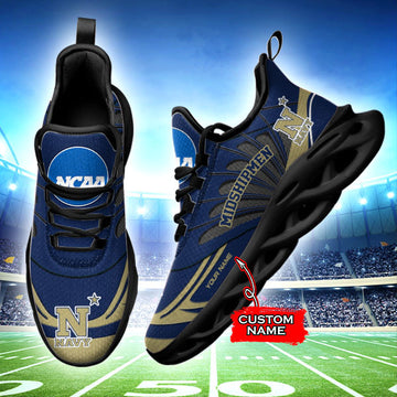 Navy Midshipmen Max Soul Shoes Sneakers For Men And Women