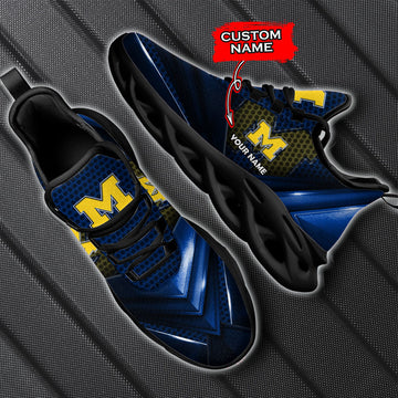 Michigan Wolverines Max Soul Shoes Sneakers For Men And Women