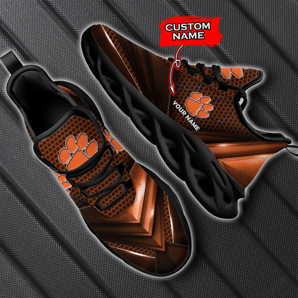 Clemson Tigers Max Soul Shoes Sneakers For Men And Women