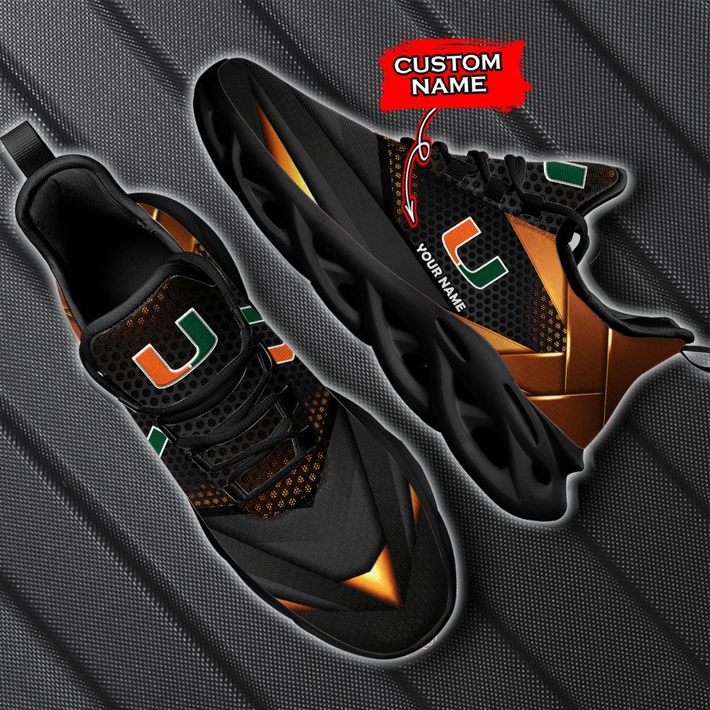 Miami Hurricanes Max Soul Shoes Sneakers For Men And Women