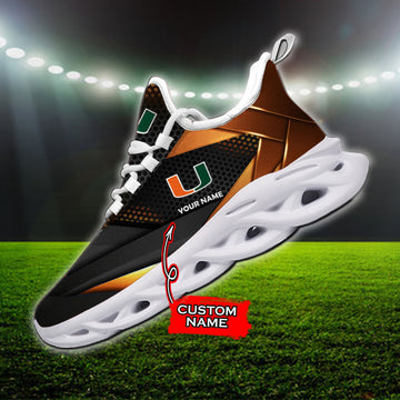Miami Hurricanes Max Soul Shoes Sneakers For Men And Women