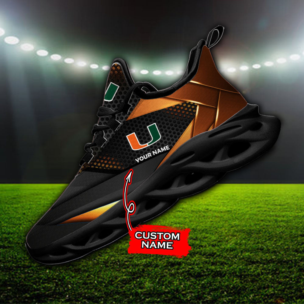 Miami Hurricanes Max Soul Shoes Sneakers For Men And Women