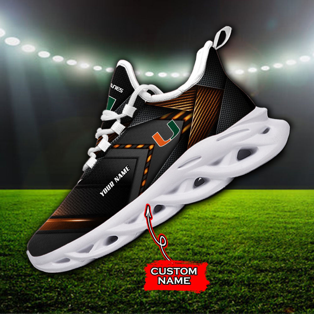 Miami Hurricanes Max Soul Shoes Sneakers For Men And Women