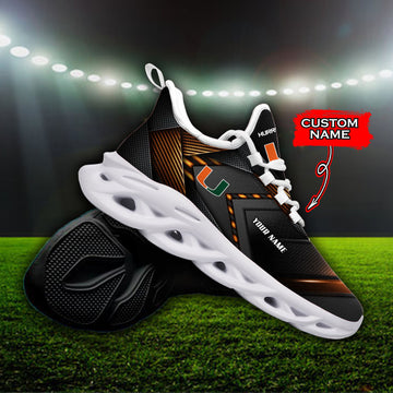 Miami Hurricanes Max Soul Shoes Sneakers For Men And Women