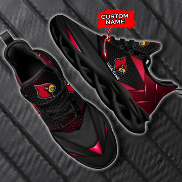 Louisville Cardinals Max Soul Shoes Sneakers For Men And Women