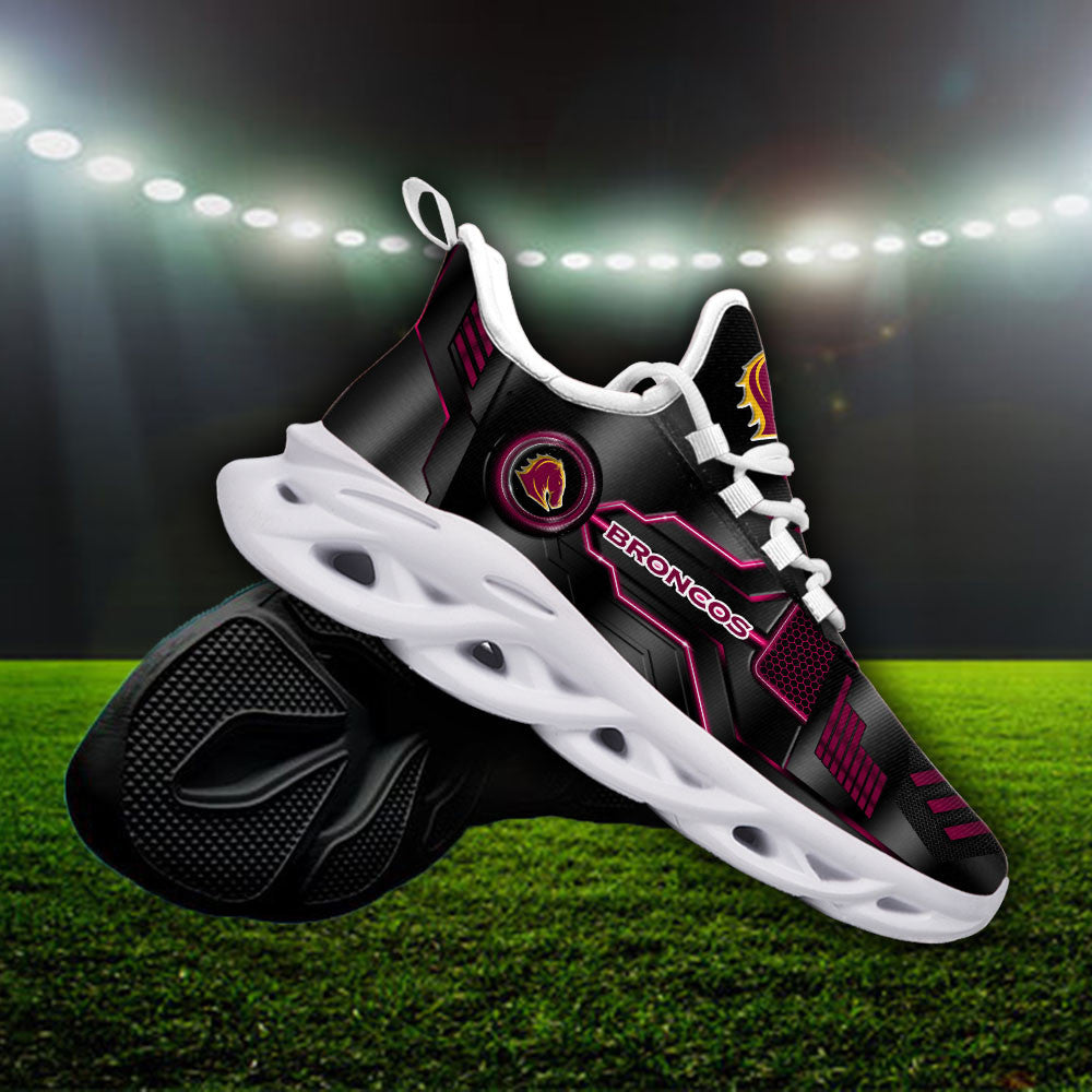 Brisbane Broncos NRL Max Soul Shoes Sneakers For Men And Women