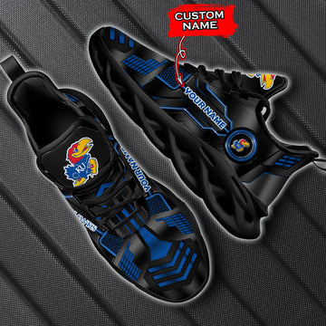 Kansas Jayhawks Max Soul Shoes Sneakers For Men And Women