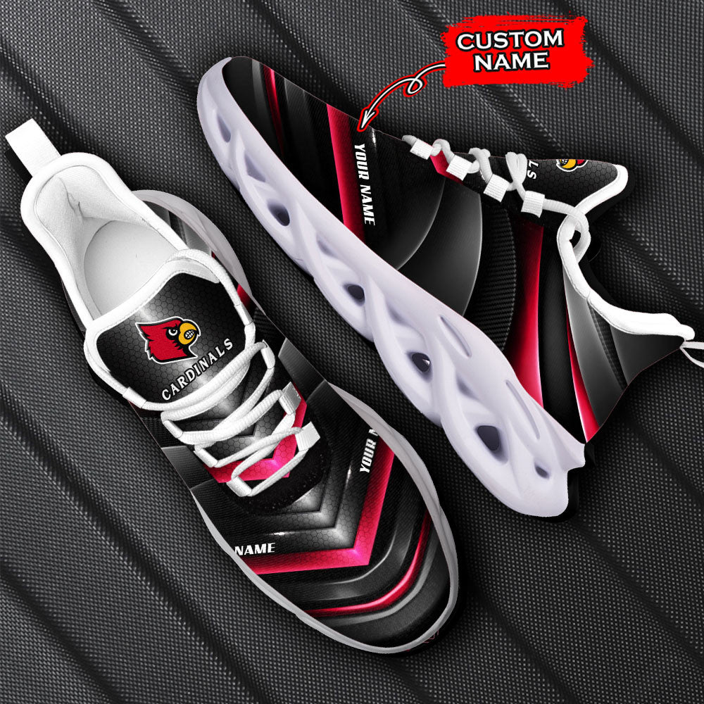 Louisville Cardinals Max Soul Shoes Sneakers For Men And Women