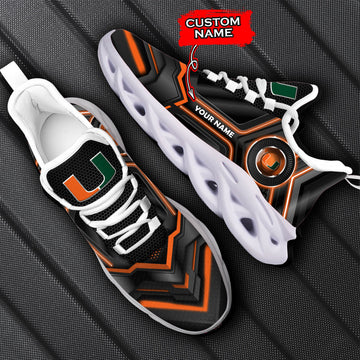 Miami Hurricanes Max Soul Shoes Sneakers For Men And Women