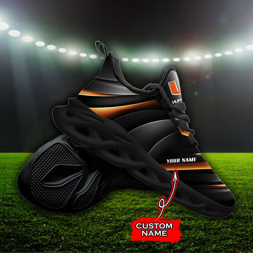 Miami Hurricanes Max Soul Shoes Sneakers For Men And Women