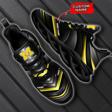 Michigan Wolverines Max Soul Shoes Sneakers For Men And Women