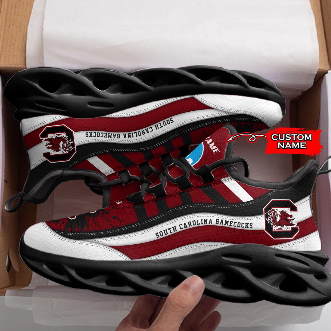 South Carolina Gamecocks Max Soul Shoes Sneakers For Men And Women