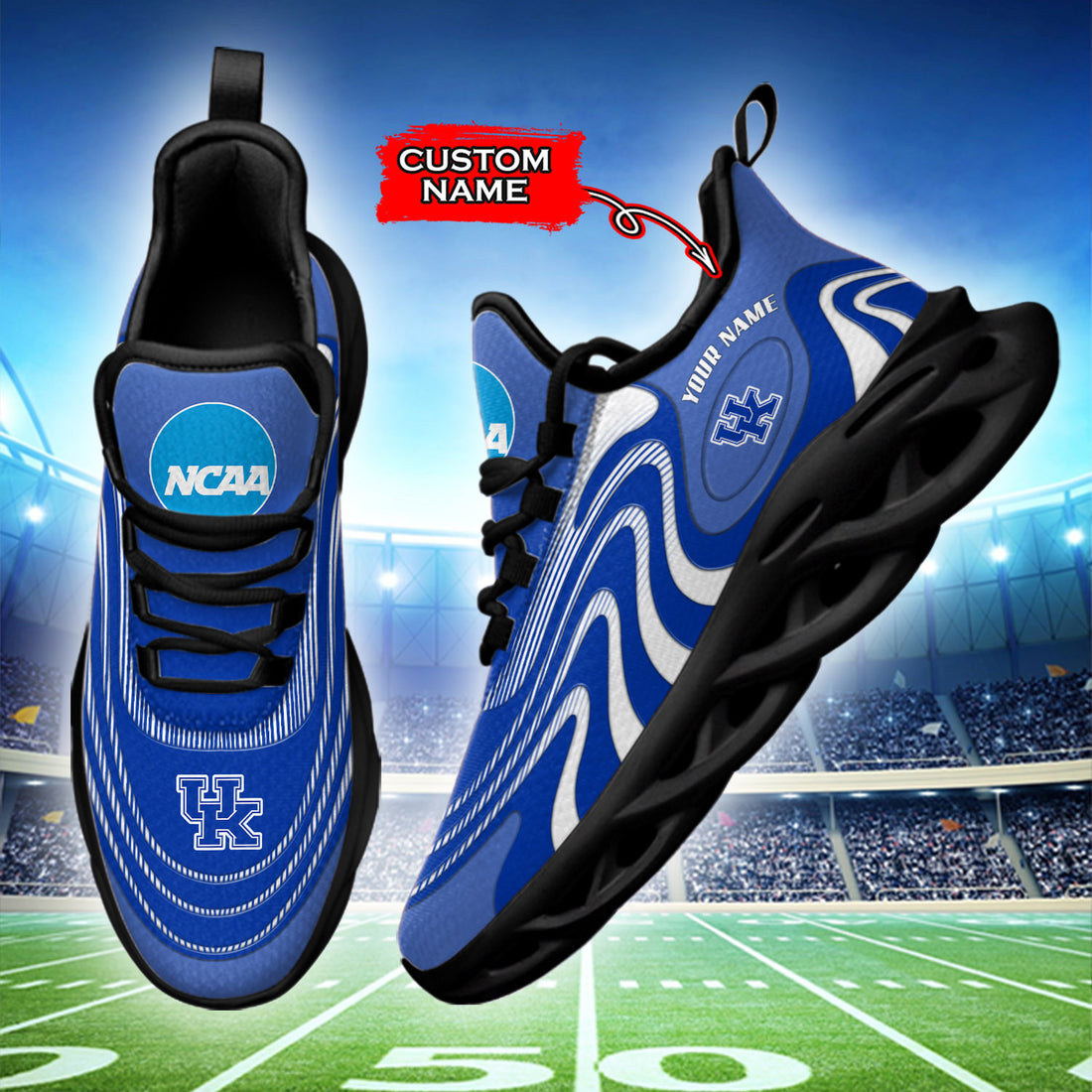Kentucky Wildcats Max Soul Shoes Sneakers For Men And Women