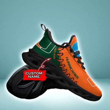 Miami Hurricanes Max Soul Shoes Sneakers For Men And Women