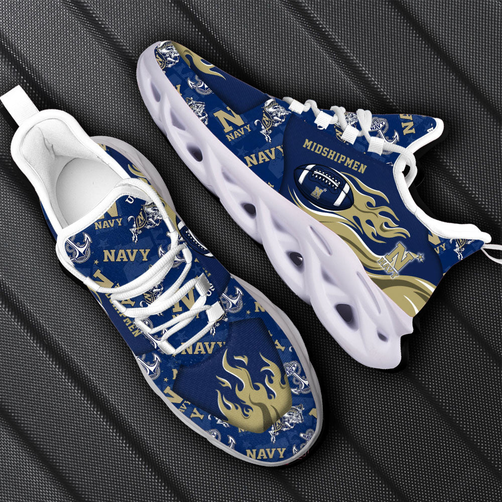 Navy Midshipmen Max Soul Shoes Sneakers For Men And Women