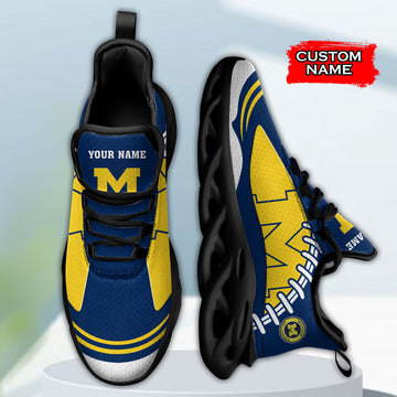 Michigan Wolverines Max Soul Shoes Sneakers For Men And Women