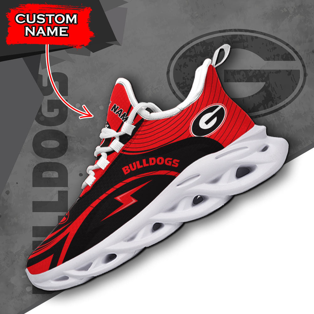 Georgia Bulldogs Max Soul Shoes Sneakers For Men And Women