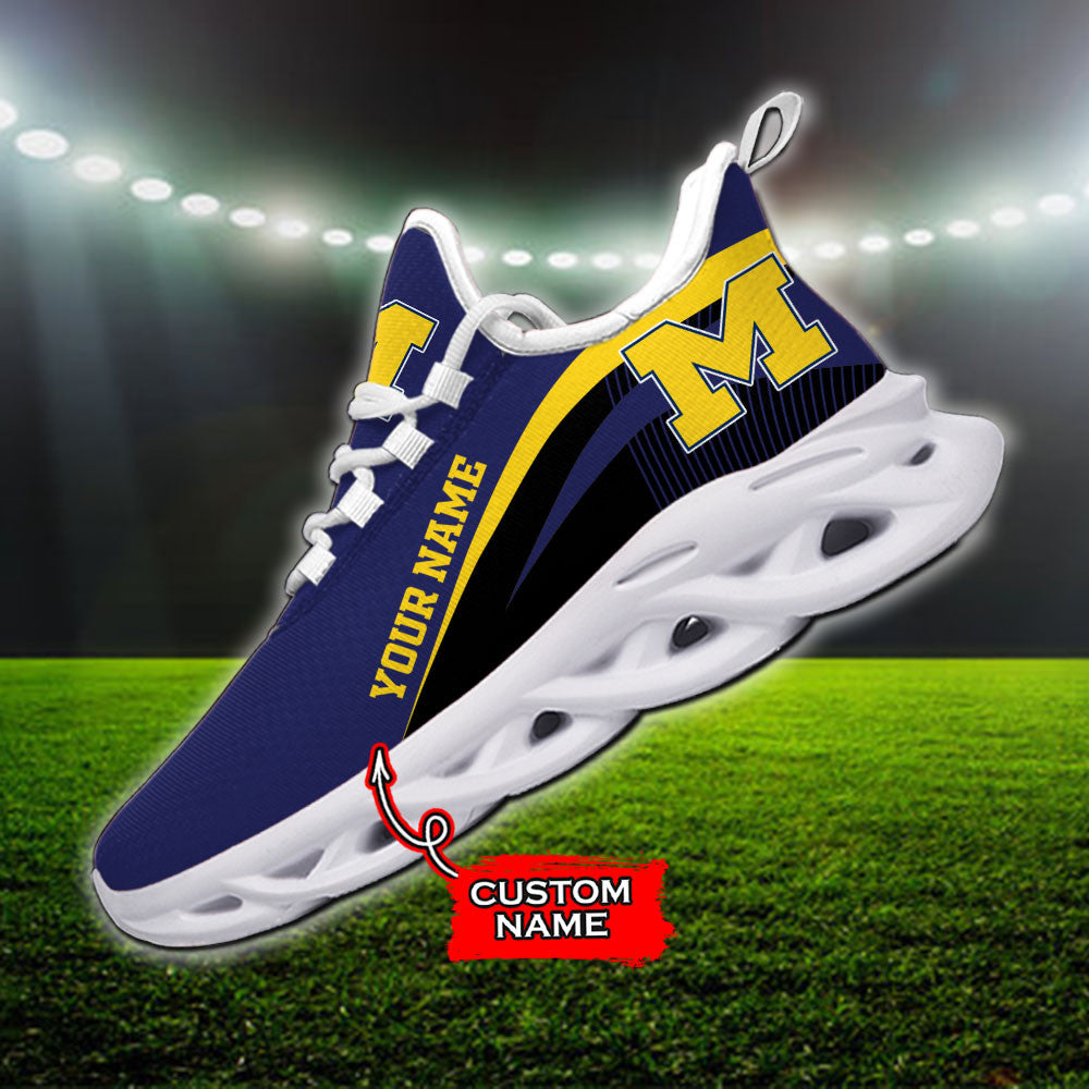 Michigan Wolverines Max Soul Shoes Sneakers For Men And Women