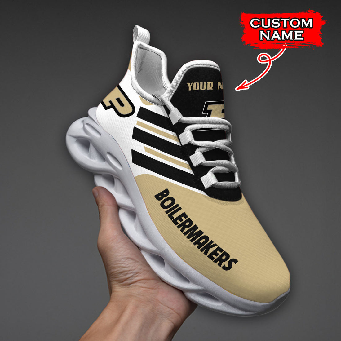 Purdue Boilermakers Max Soul Shoes Sneakers For Men And Women
