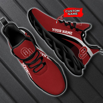 Oklahoma Sooners Max Soul Shoes Sneakers For Men And Women