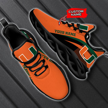 Miami Hurricanes Max Soul Shoes Sneakers For Men And Women