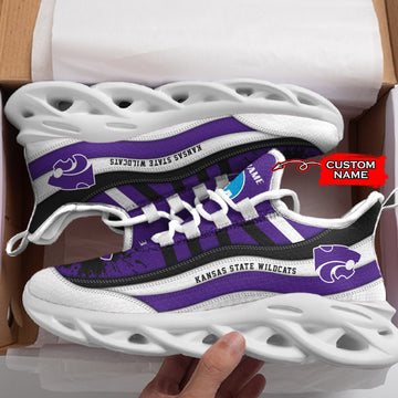 Kansas State Wildcats Max Soul Shoes Sneakers For Men And Women