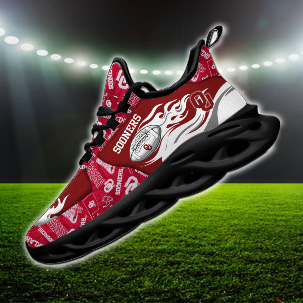Oklahoma Sooners Max Soul Shoes Sneakers For Men And Women