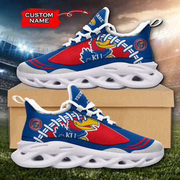 Kansas Jayhawks Max Soul Shoes Sneakers For Men And Women