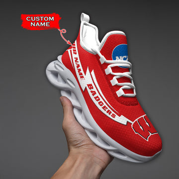 Wisconsin Badgers Max Soul Shoes Sneakers For Men And Women