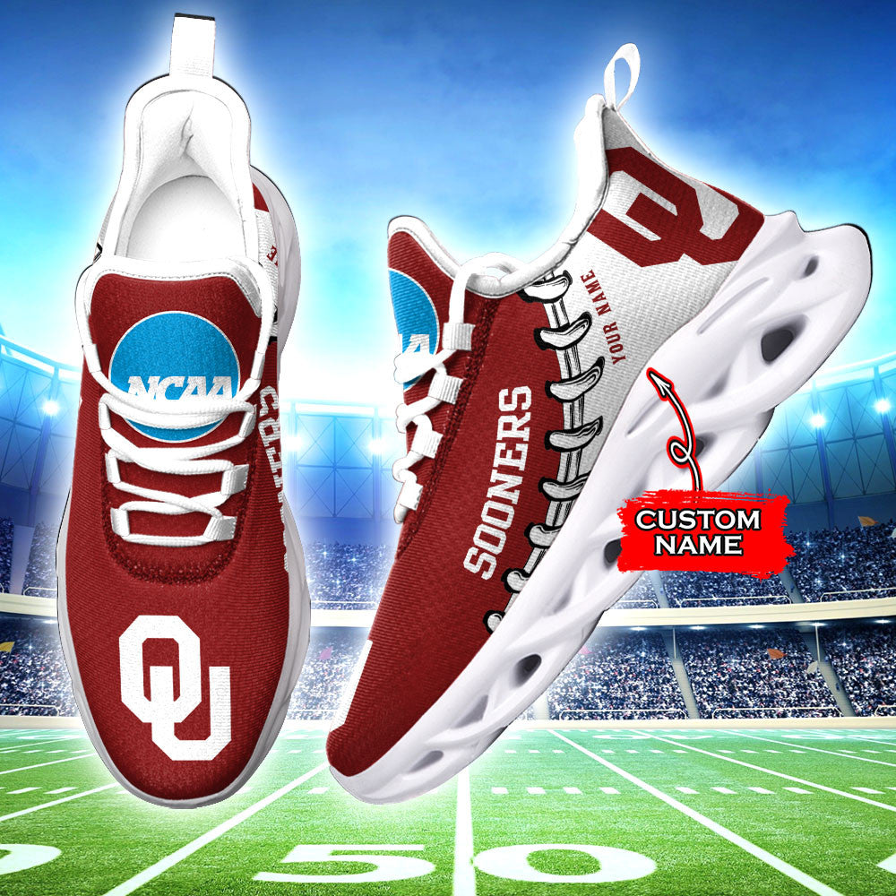 Oklahoma Sooners Max Soul Shoes Sneakers For Men And Women