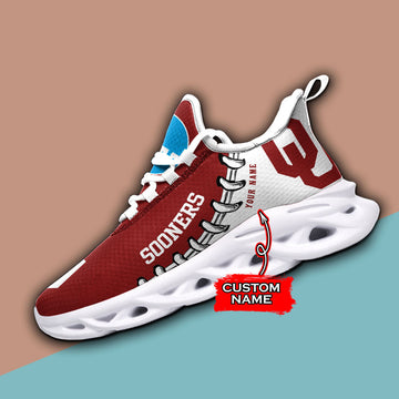 Oklahoma Sooners Max Soul Shoes Sneakers For Men And Women