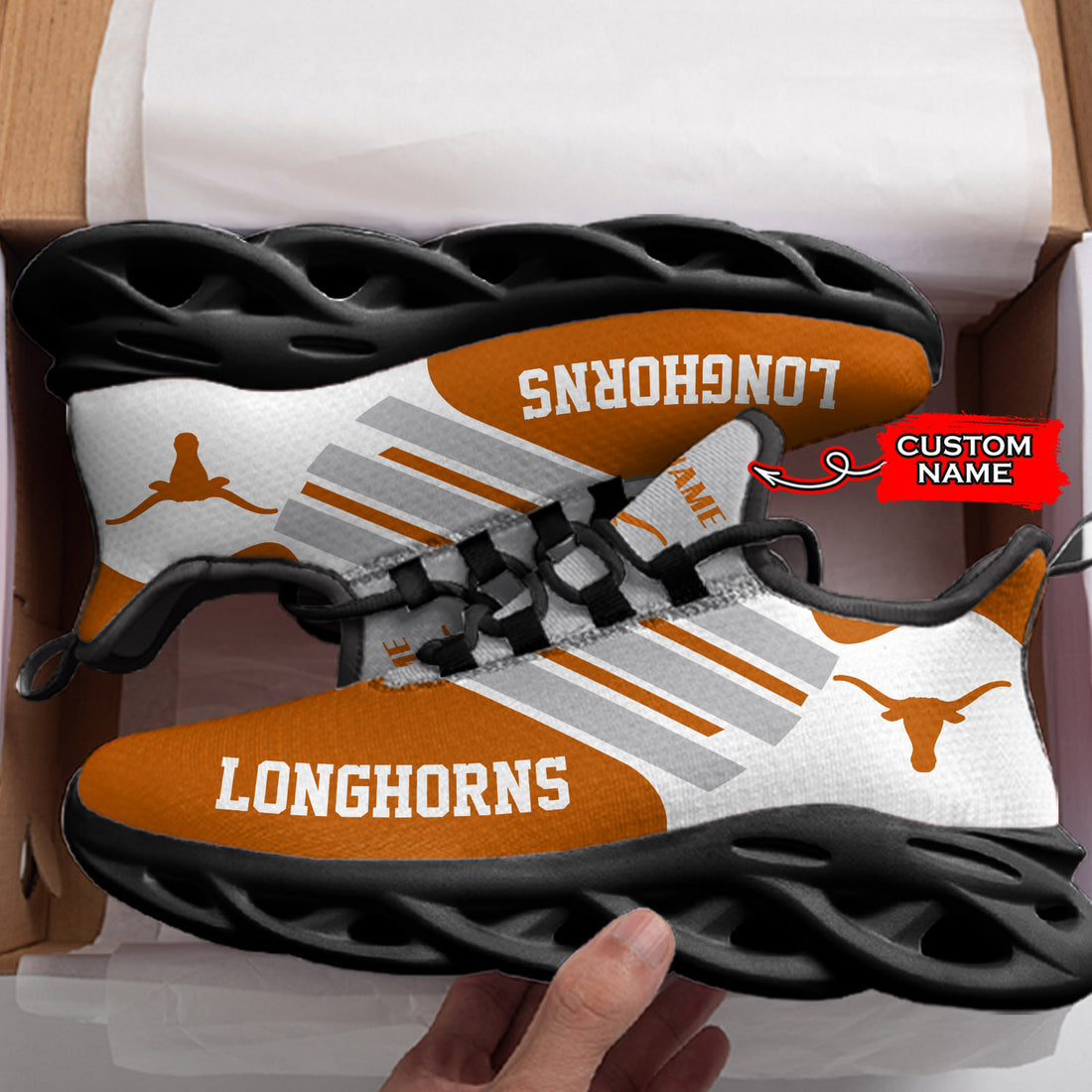 Texas Longhorns Max Soul Shoes Sneakers For Men And Women