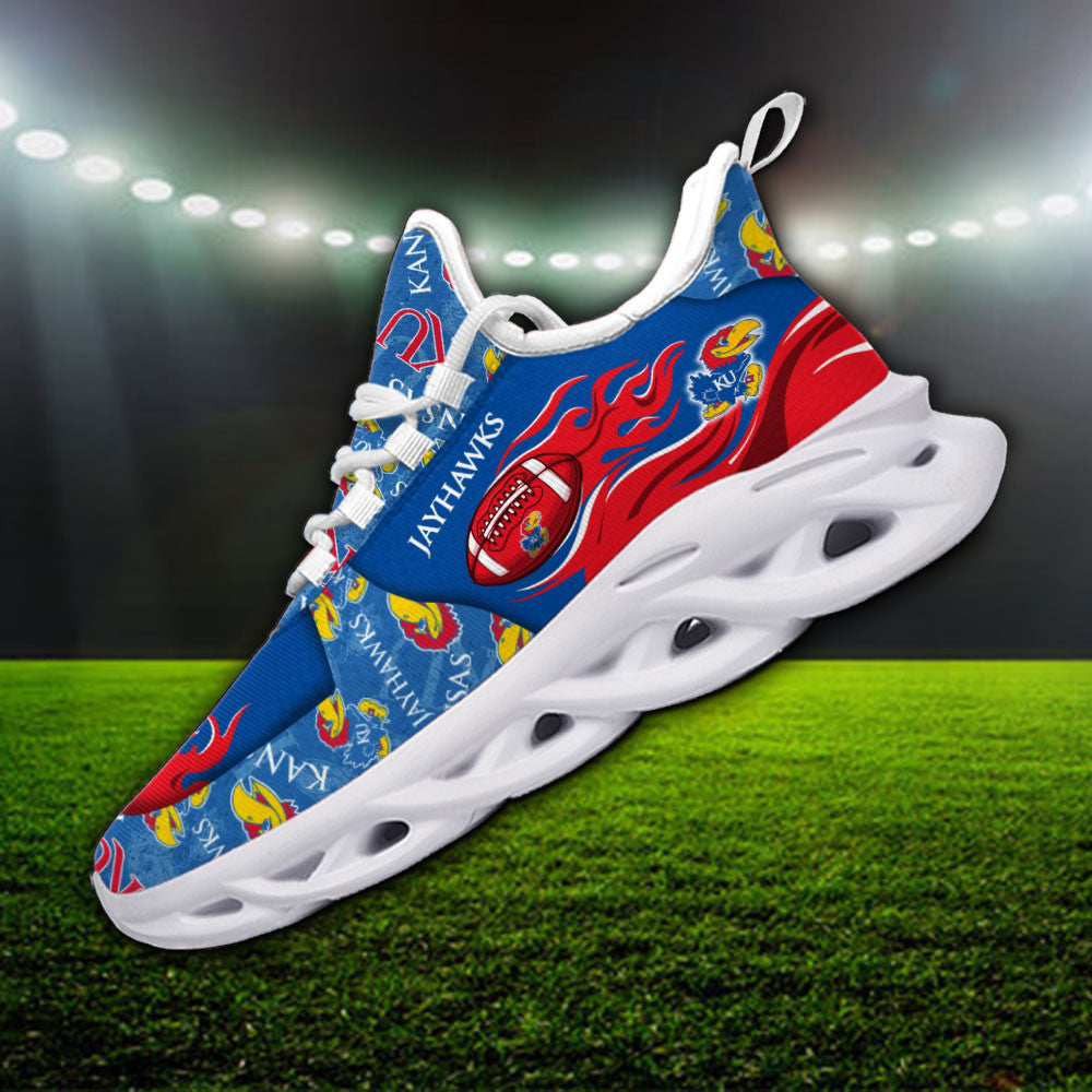 Kansas Jayhawks Max Soul Shoes Sneakers For Men And Women
