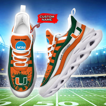 Miami Hurricanes Max Soul Shoes Sneakers For Men And Women