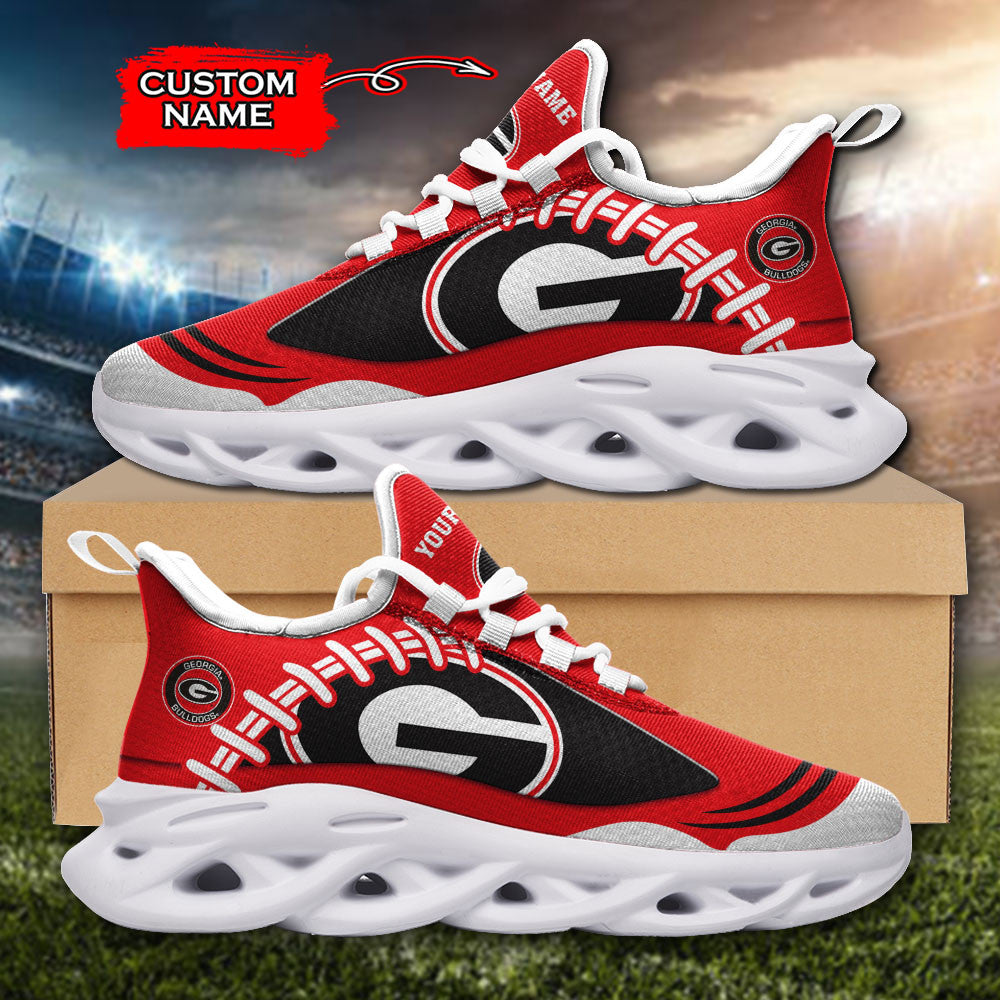 Georgia Bulldogs Max Soul Shoes Sneakers For Men And Women